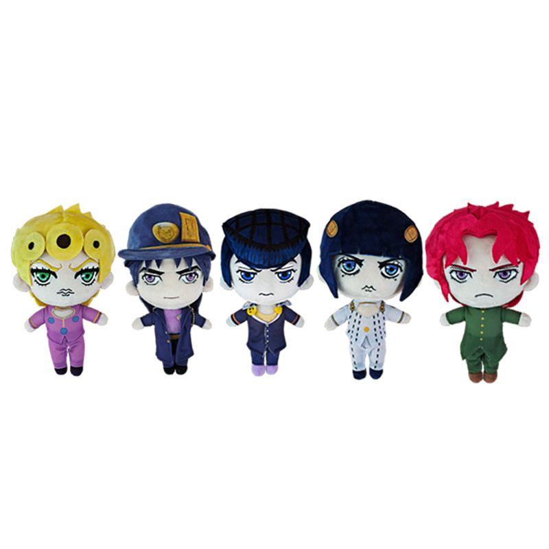 Adorable Jojos Bizarre Adventure Plush Toy Doll Featuring Bucciarati Josuke Giorno Noriaki Giovanna For Kids And Fans