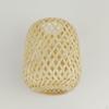 Bamboo Handwoven Lamp Shade Light Cover Retro Style Dustproof Decoration Chandelier for Living