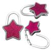 1Pcs Creative Bag Hook Shiny Folding Zinc Alloy  Star Table Edge Handbag Hanger