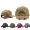 Новая модная панама Snapback Кепка из стираного хлопка Регулируемая Однотонная Бейсболка Женская Мужская Унисекс Кепка для пары