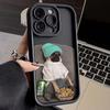 EMO щенок для чехла на мобильный телефон iPhone16plus 12promax противоударный 14 матовый 13 Apple XS нишевый