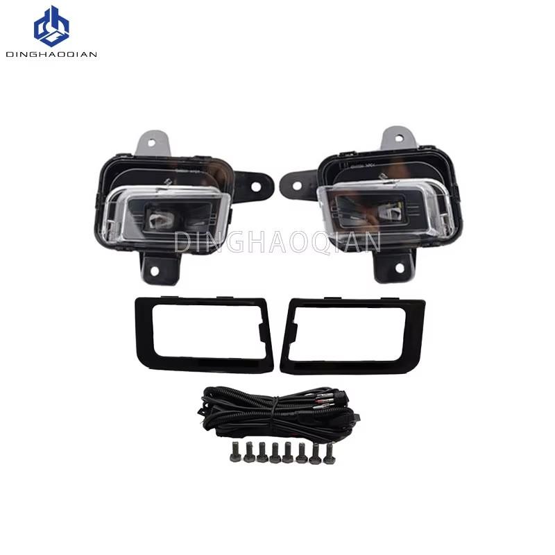 Комплект Передние светодиодные противотуманные фары Для GMC Sierra 1500 2022 2023 2024 противотуманные фары Проводка фары противотуманные фары крышка рамка комплект аксессуары