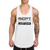 Do The Work New Brand Summer Letter Printed O-neck Printed Mens Bodybuilding Fitness Workout Gym Sports Plus Size Breathable Cool Vest