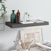 VidaXL Floating Wall Shelf High-Gloss Grey 50x23x3.8 Cm MDF