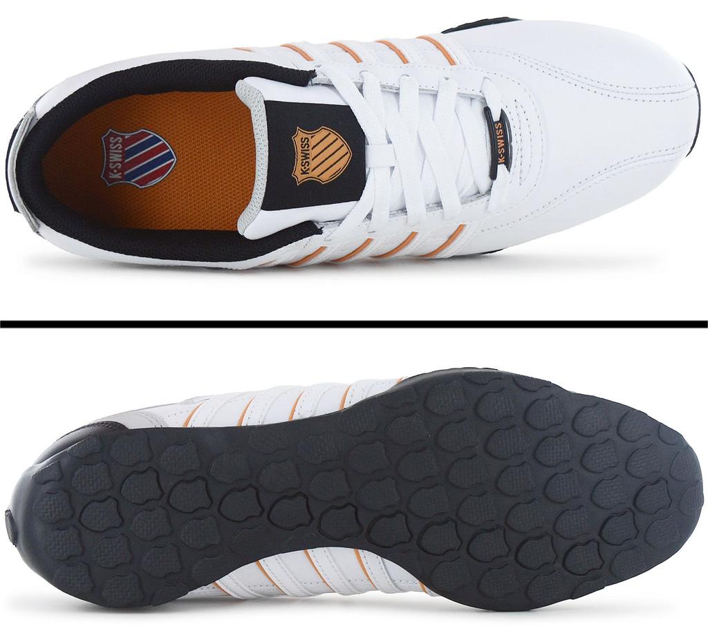 K-SWISS Arvee 1.5 Кожаные - Мужские Кроссовки Обувь Белые 02453-151-M ОРИГИНАЛ