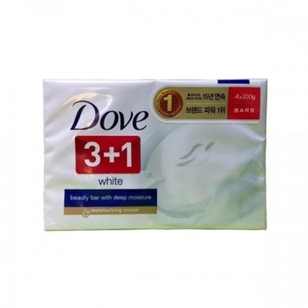 DOVE White Beauty Bar Beauty Soap 100g (4 Pieces) Facial Soap Clean Hand Sanitizer Liquid Soap