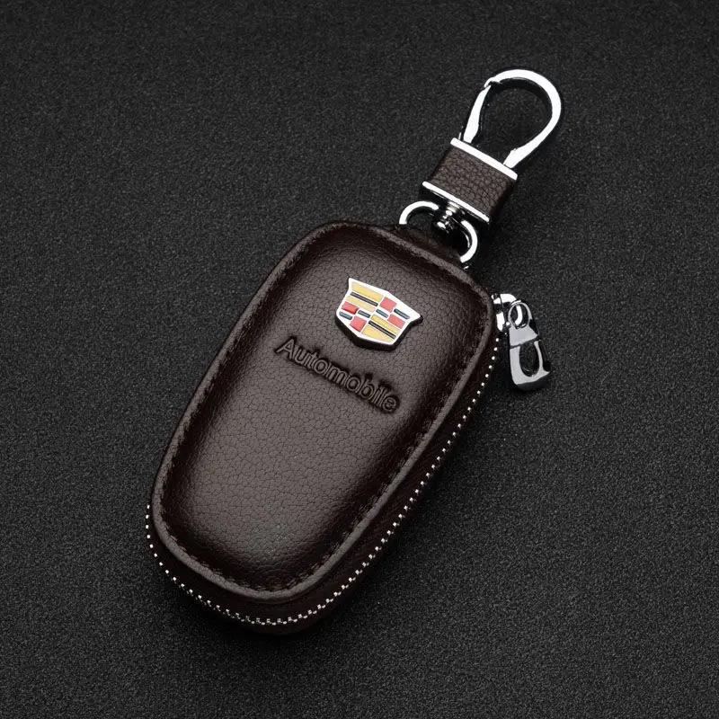 cvtbfl1 Car Key Case for Cadillac Logo Escalade CTS ATS SRX Deville BLS XT4 XT5 XT6 STS XTS SLR XLR CT4 CT5 CT6 Key Storage Accessories
