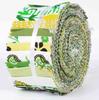 40Pcs Block Print Cotton Precut Fabrics For Quilting Craft Strips 2.5x42inches Jelly Roll -