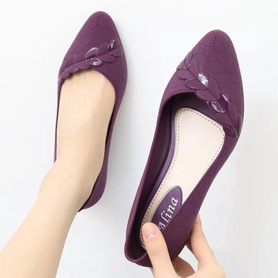 Мода 2024 года, новые модные туфли для женщин, резиновые рабочие галоши на низком каблуке, непромокаемые сапоги для ходьбы, резиновые сапоги для рыбалки