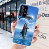 Морское животное милый дельфин Для Samsung Galaxy A15 A14 A13 A12 A55 A54 A53 A52 Чехол для телефона A32 A35 A34 A33 A25 A24 A23 A22 A04S A03S