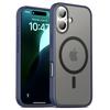 Чехол для iPhone 16 Plus Матовый PC+TPU Чехол для телефона Совместимый с MagSafe