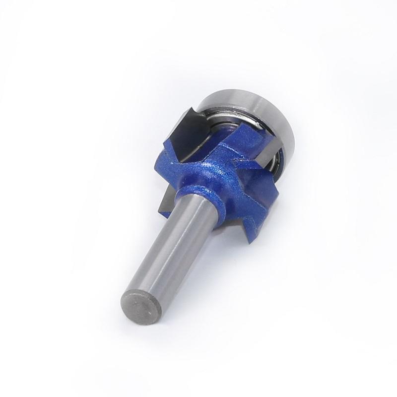 1/3 шт., 8 мм хвостовик, деревообрабатывающий фреза R1 мм R2 мм R3 мм, обрезной нож, триммер для кромок, 4 зубца, фреза по дереву