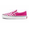 Slip-On Canvas Checkerboard Low Top Kids Skate Shoes Kids Sneaker Magenta White VN0A4BUT30Z