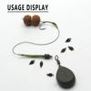 Quick Connect Rigs Stop Beads Quick Change Fishing Connector for 10PCS Rig Line Holder