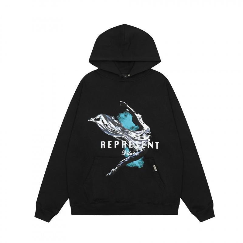 Unisex Hooded Sweatshirt With Letter Print Loose Fit Cotton Pullover Teens Adults Fall Casual Wear