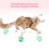 Игрушки для кошек Интерактивная игрушка для кошек Автоматическая электрическая игрушка для кошек, вращающаяся, с перьями, с цветным светом