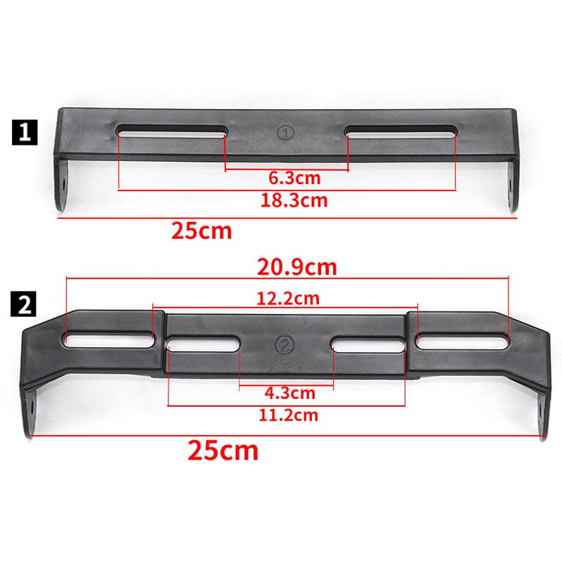 Круглые отражатели Боковой отражатель заднего фонаря Держатель номерного знака Металлический кронштейн для мотоцикла модели Suzuki