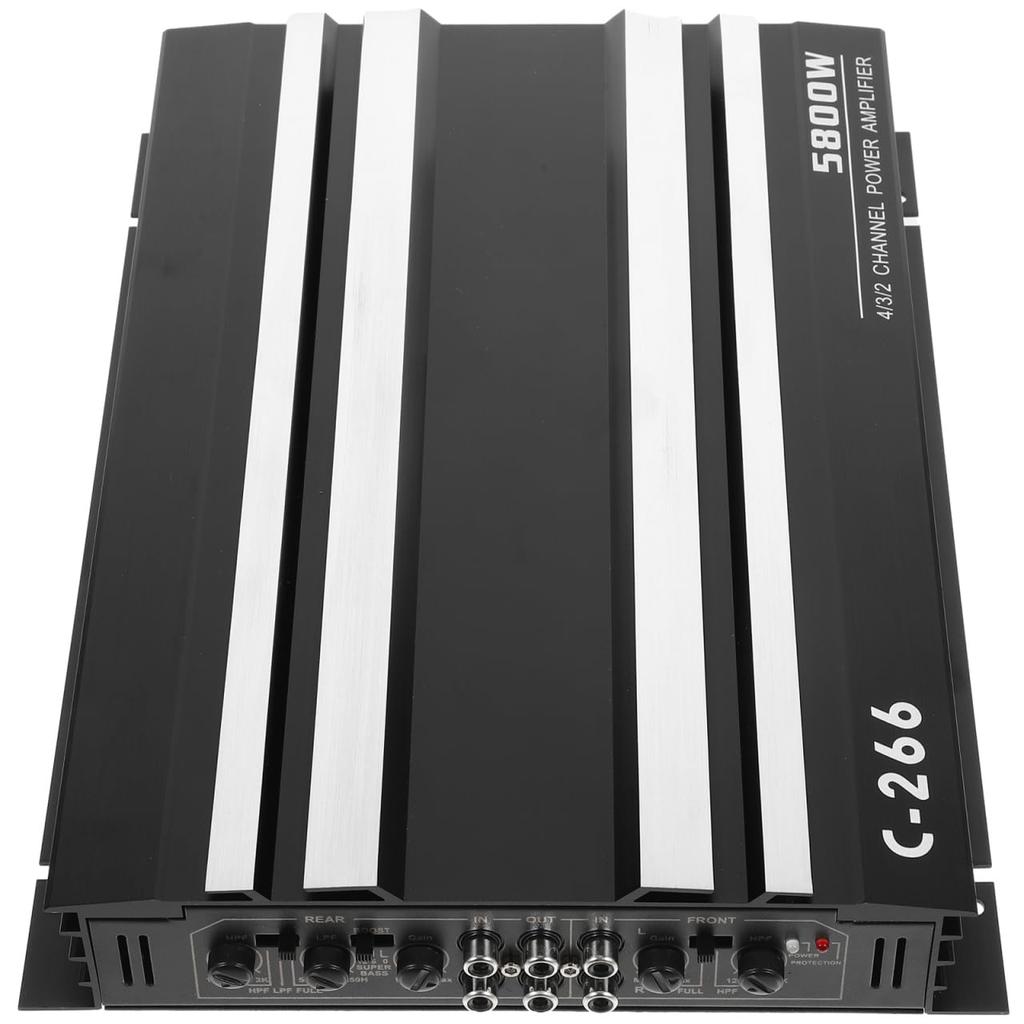 VORCOOL C-266 Стерео 5800 Вт 4 Ом 4-канальный Алюминиевый Автомобильный Аудио Усилитель