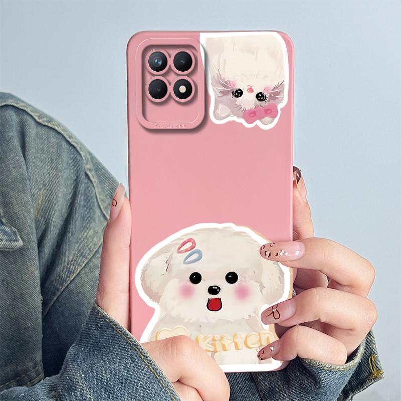 Чехол для телефона OPPO Realme 8i 4G RMX3151 RMX3286 Мягкий силиконовый Capa для realme Narzo 50 Милый панда Мультяшный Цветок Funda Чехол