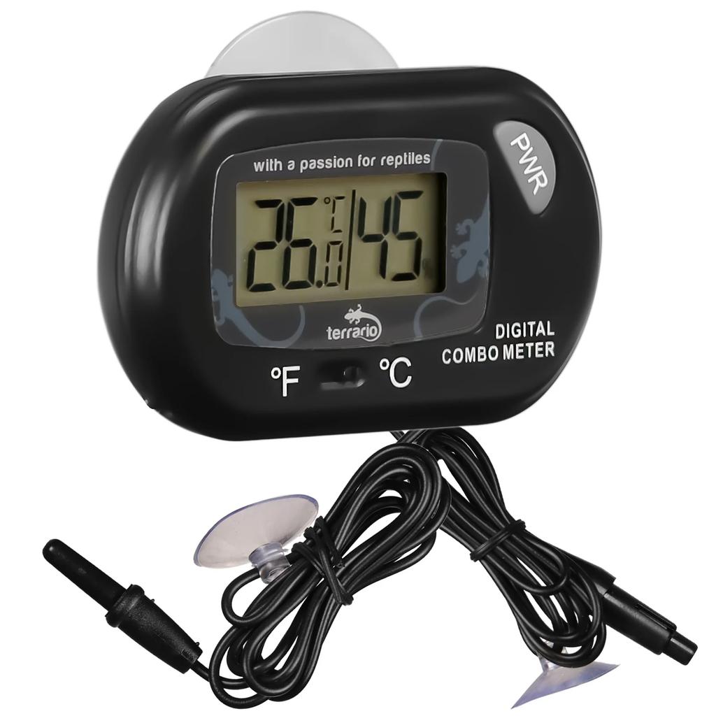 Thermometer Hygrometer Humidity Meter Terrarium Digital LCD Probes