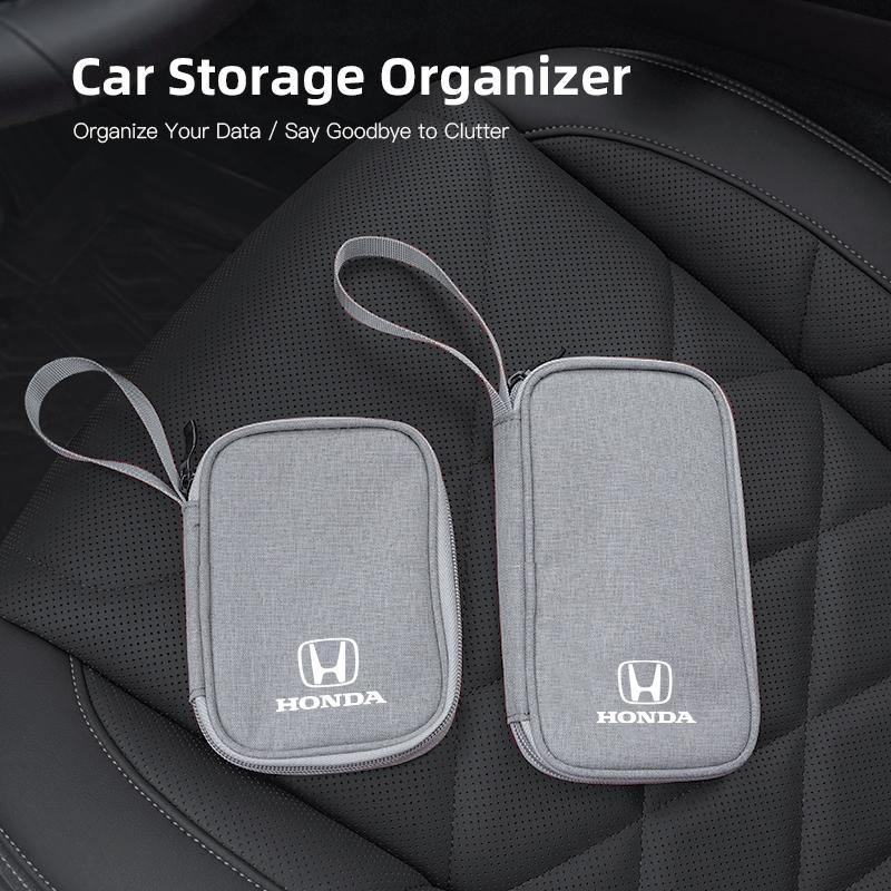 WDM2 Car Key Pack Auto Driver's License Phone Storage Bag For Honda civic accord fit jazz pilot CRV odyssey passport city shuttle HRV