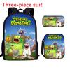 Monsters Singing My Childrens School Bag Three Piece Suit Suitable For Gift