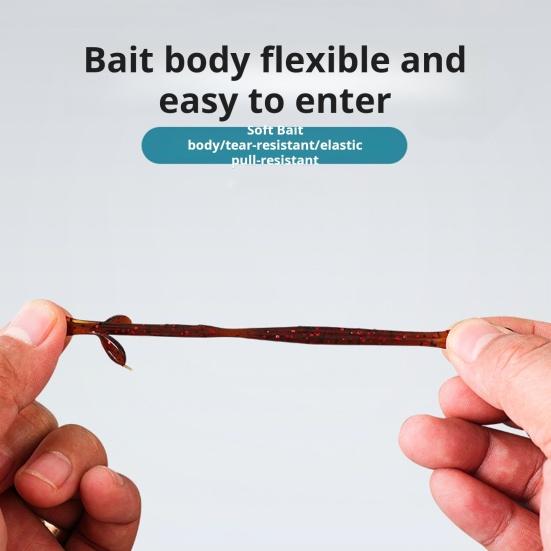 5Pcs 5.5CM/2G Soft Butterfly Shrimp Lure with Curly Tail Colorful Artificial Bait Saltwater Freshwater Bass Walleye Trout Fishing Accessories