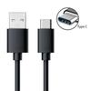 USB Type C Charger Cable - X2 - 1M - Black - Compatible with Several Smartphones