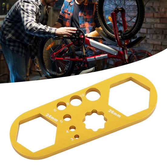 Ключ для передней вилки велосипеда из прочного алюминиевого сплава для горного велосипеда, дорожный ключ для снятия верхней крышки амортизационной вилки, инструменты для ремонта велосипеда