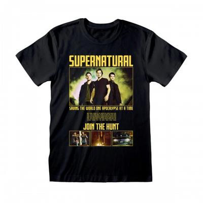 Supernatural Футболка с плакатом унисекс для взрослых