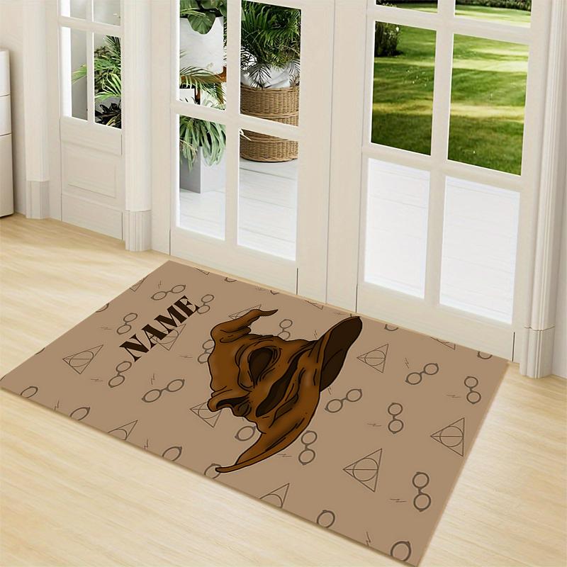 Custom Name "Harry Potter Adventure" Carpet Rug Customizable Soft Washable Anti-Slip Home Living Room Sofa Mats Personalized Rug. 090938
