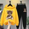 Cartoon Bear Hoodie Cartoon Cartoon Cartoon Cartoon Children's Clothing Children Girls Boys Sweatshirt Hoodie Set Two Sets