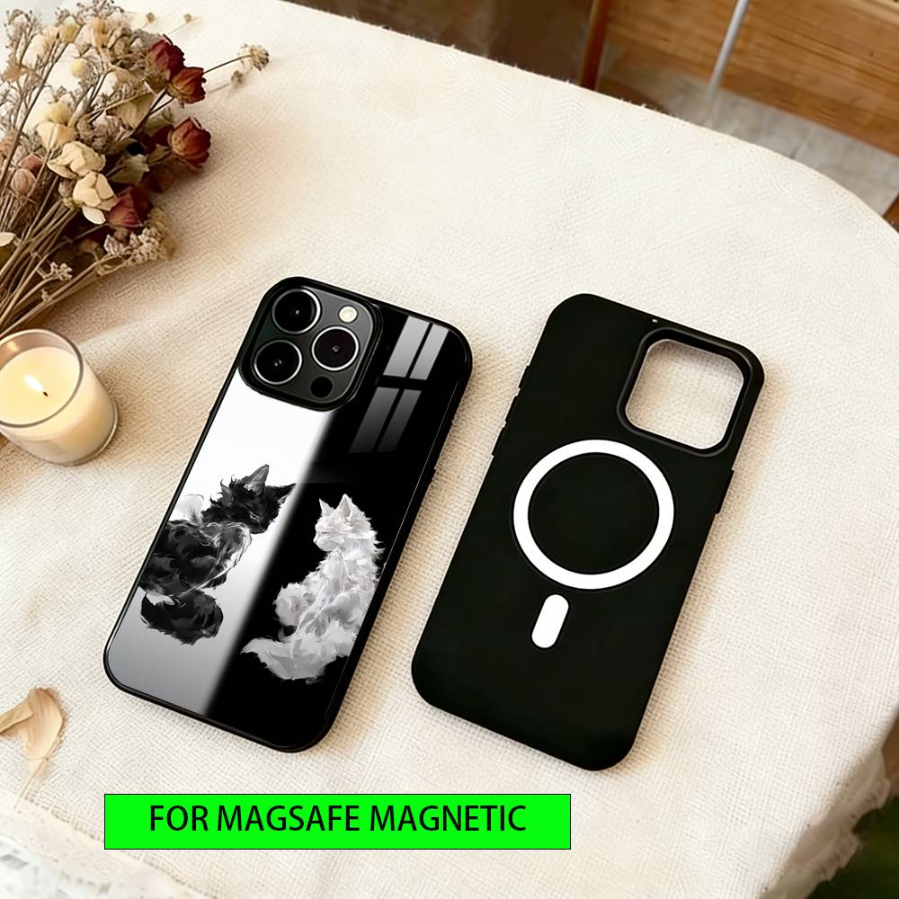 Civet cat Phone Case For iPhone17,16,15,14,13,12,11 Plus,Pro Magnetic with Magsafe Wireless Charging