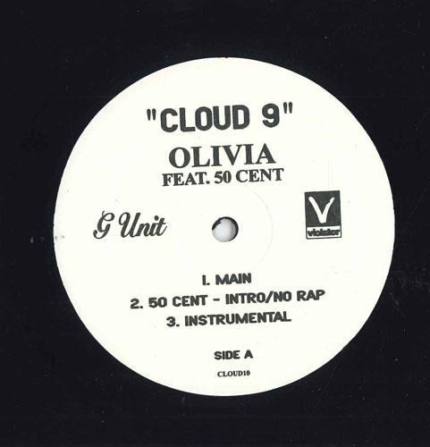 12-дюймовая пластинка OLIVIA 50 CENT Cloud 9 CLOUD10 G Unit Violato 2005 US Rap HipHopRB Б/у