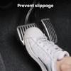 Foot Pedal Pad Replacement Non-Slip Accelerator Brake Foot Rest Pedal Extender Easy To Install Auto Aluminum Pedal Covers Accessories