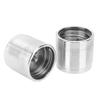 2PCS Trailer Wheel Bearing Protectors with Dust Covers Stainless Steel Universal for Boats Snowmobiles RVs ATVs