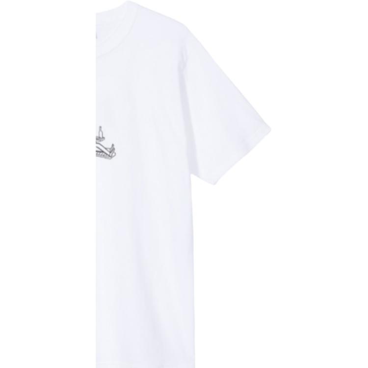 Stussy Футболка унисекс с коротким рукавом в американском винтажном стиле 1904388