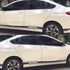 Наклейка на кузов автомобиля, стильная солнцезащитная изысканная боковая полоска на двери, юбка, наклейки, внешние аксессуары