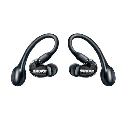 SHURE Shure AONIC 215 полностью беспроводные наушники с высокой звукоизоляцией, прозрачные, IPX4, брызгозащищенные, внешний звукозаборник, Bluetooth-кабель, гарантия 2