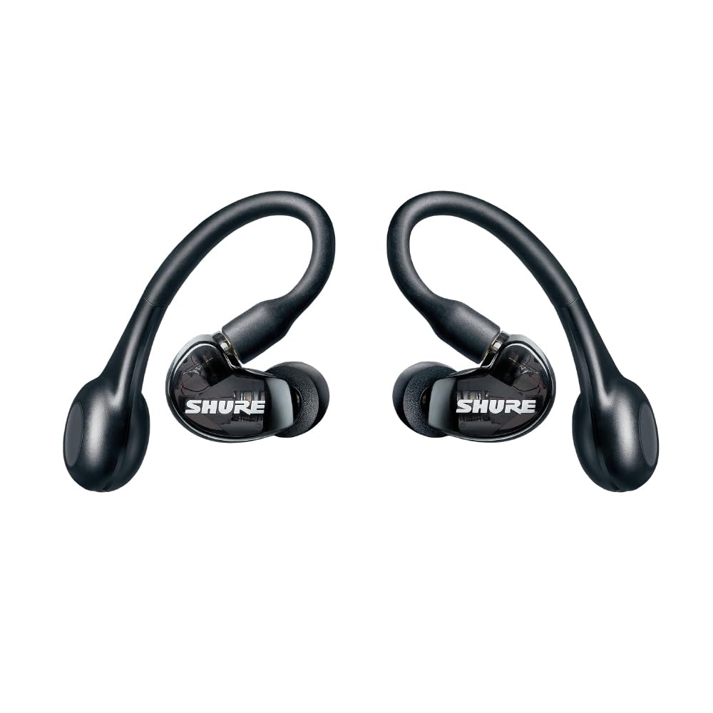 Shure AONIC 215 Полностью беспроводные звукоизолирующие наушники Полупрозрачные IPX4 Водонепроницаемые Захват окружающего звука Bluetooth Кабель (2-е поколение) /