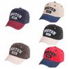 Patchwork Baby Baseball Hat Korean Style Children's Sunhat Fashion Letter Peaked Cap  Boys Girls