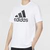 Adidas Футболка Essentials Single Jersey Big Logo Tee White для мужчин в уличном стиле IC9349