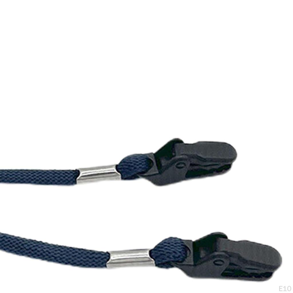 Hat Band Clips Cap with Cord Locks Polyester Leash Clip Holder for Camping