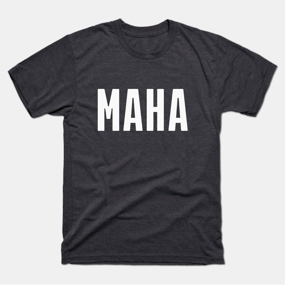Рубашка MAHA | Сделаем Америку снова здоровой | Футболка MAHA | Футболка MAHA Унисекс Футболка