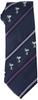 [Peanuts] Snoopy Joe Cool Tie, Stripe Pattern, PN918305, Navy