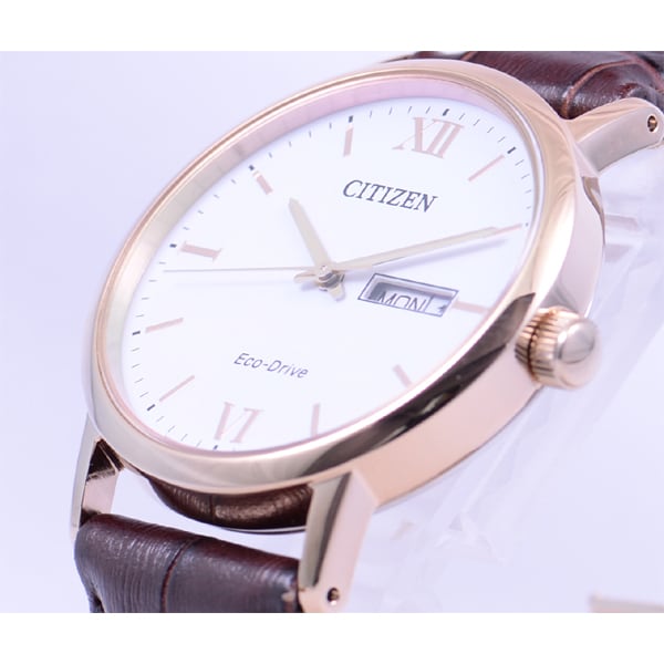 Citizen Men's BM9012-02A ( Watch CITIZEN COLLECTION Eco-Drive Day-Date Men's) Round Watch Brown