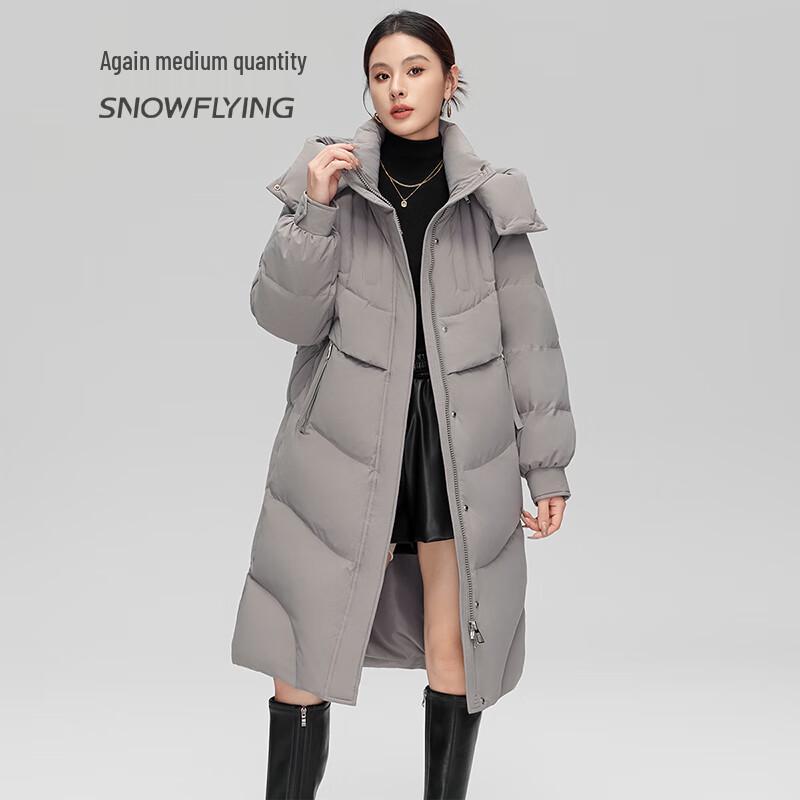SNOWFLYING Women's Long Warm Down Puffer Coat