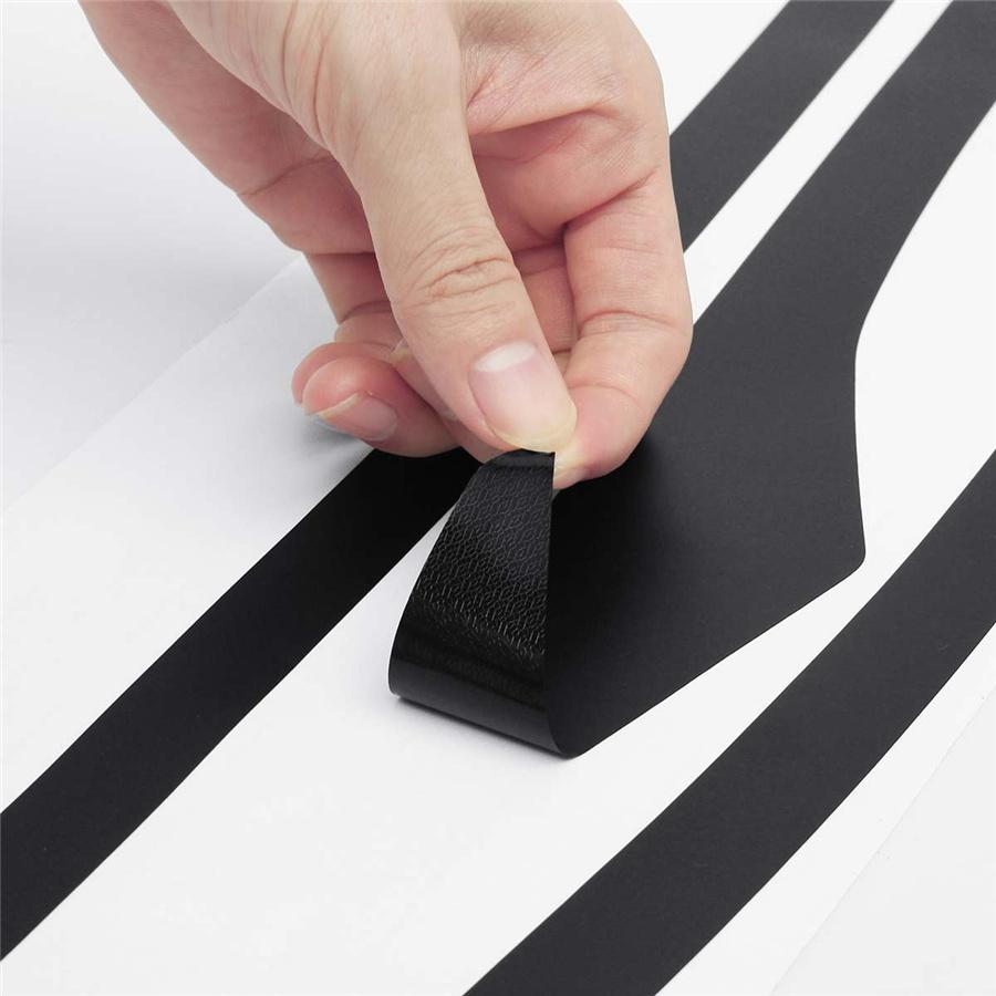 6 шт. Хромированные накладки на окна в стиле блэкаут, глянцево-черные для Honda Accord 2018-2020