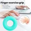 Кольцо для тренировки силы захвата 9 см, противоскользящее силиконовое кольцо для тренировки пальцев предплечья, усилитель для рук, инструменты для тренировок, портативное оборудование для ручных упражнений