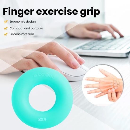 Кольцо для тренировки силы захвата 9 см, противоскользящее силиконовое кольцо для тренировки пальцев предплечья, усилитель для рук, инструменты для тренировок, портативное оборудование для ручных упражнений